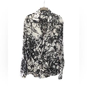 Gucci Monochrome Floral Shirt